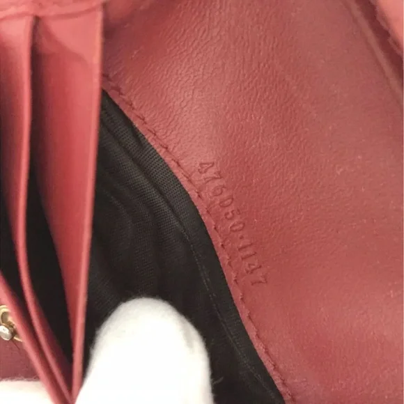 GUCCI Cherry GG Logo Supreme PVC Leather Bifold Wallet - Picture 16 of 16